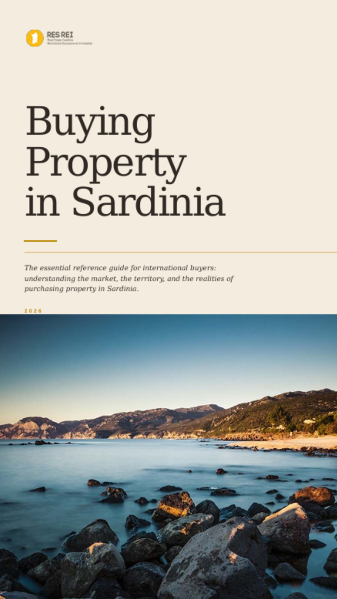 Buying in Sardinia — A Reference Guide for the International Buyer buying property in sardinia cover guide